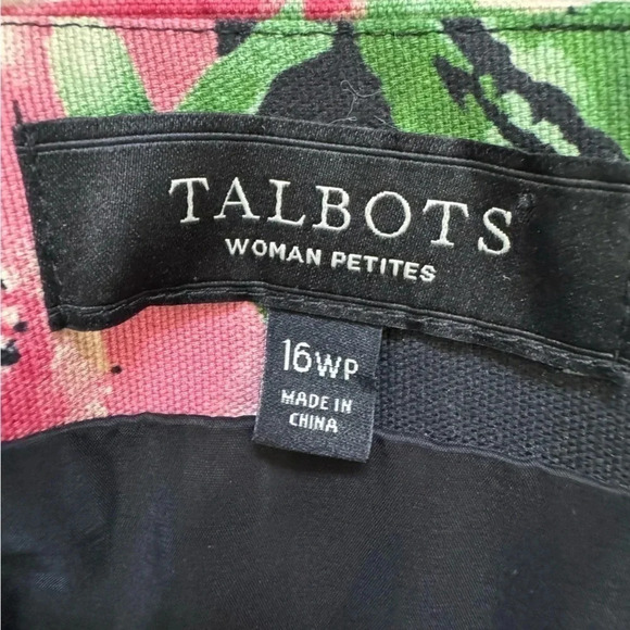 Talbots Womens Floral Pencil Career Skirt size 16W Petite - Picture 5 of 11
